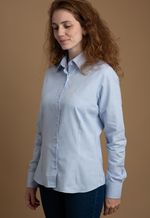 Camisa Dama Oxford Los Corrales Azul Claro