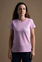 Camiseta Feminina Lisa  Rosa