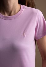 Camiseta Feminina Lisa  Rosa