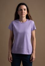 Camiseta Feminina Lisa  Lilas