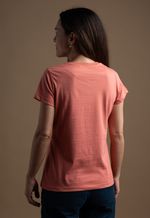 Camiseta Feminina Lisa  Terracota