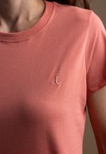 Camiseta Feminina Lisa  Terracota