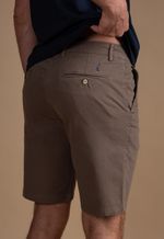 Bermuda Regular Collor  Marrom Militar