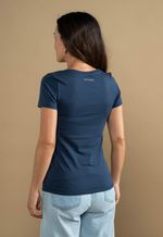 Camiseta Feminina Lisa Tech Azul Marinho