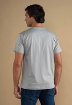 Camiseta Masculina Lisa 2025 Cinza