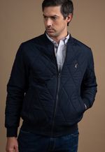 Casaco Bomber Matelasse Eugenio Azul Marinho