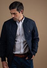 Casaco Bomber Matelasse Eugenio Azul Marinho