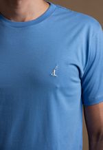 Camiseta Masculina Lisa 2025 Azul Provençal