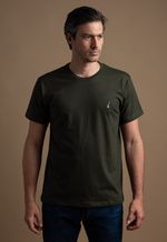 Camiseta Masculina Lisa 2025 Verde