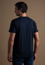 Camiseta Masculina Lisa 2025 Azul Marinho