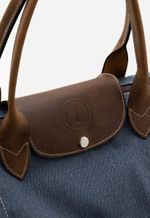 Bolsa Plegable L Estonado Azul