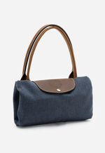 Bolsa Plegable L Estonado Azul