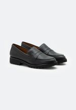Mocassim Feminino Couro Preto