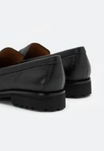 Mocassim Feminino Couro Preto