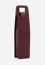 Porta Vinho Couro Liso Bellini Bordo