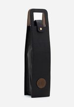 Porta Vinho Couro Liso Bellini Preto