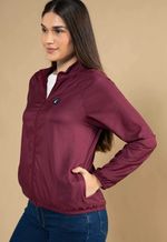 Jaqueta Mood Corta Vento Feminina Neuquén Bordo