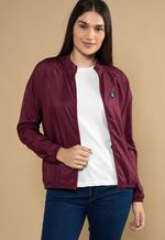 Jaqueta Mood Corta Vento Feminina Neuquén Bordo