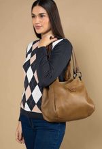 Bolsa Marcela Couro Caramelo