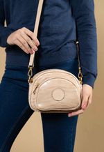 Bolsa Feminina Bandoleira Martina Croco Natural