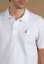 Camisa Polo Piquet Maculina Los Corrales Branco