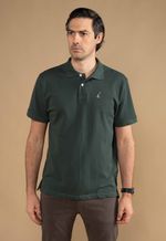 Camisa Polo Piquet Maculina Los Corrales Verde Militar