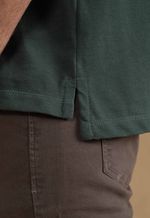 Camisa Polo Piquet Maculina Los Corrales Verde Militar
