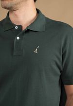 Camisa Polo Piquet Maculina Los Corrales Verde Militar