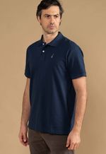 Camisa Polo Piquet Maculina Los Corrales Azul Noite