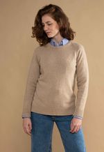 Suéter Feminino Lã Misto 3580 Bege