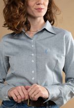 Camisa Dama Oxford Los Corrales Verde