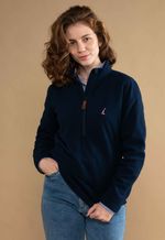 Blusão Fleece Feminino Neuquén Azul Marinho