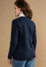 Cardigan Feminino Lã Misto 3610 Azul Marinho