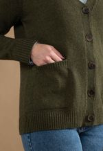 Cardigan Feminino Lã Misto 3610 Verde