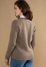 Suéter Feminino Lã Misto 3621 Tostado