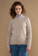 Suéter Feminino Lã Misto 3621 Bege