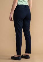 Calça Chino Sarja Feminina Azul Marinho