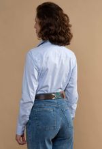 Camisa Dama Skin Los Corrales Azul Claro