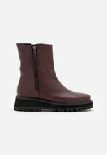 Bota Feminina Plume Cano Baixo Tratorada 89701 Bordô