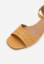 Sandália Feminina Couro Bovino Crocco 72002 Savana