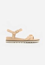 Sandália Feminina Couro Bovino 300620 Nature Peach