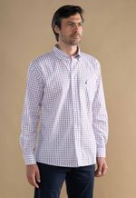 Camisa Hombre Clássica Pedro Xadrez019