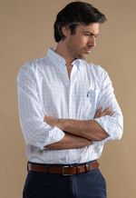 Camisa Hombre Clássica Pedro Xadrez016