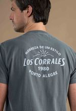 Camiseta Estampada 2026 Cinza