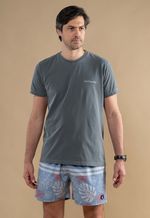 Camiseta Estampada 2026 Cinza