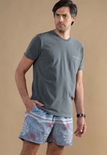 Camiseta Estampada 2026 Cinza