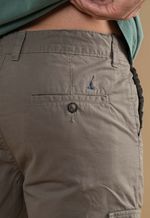 Bermuda Maculina Sarja Cargo 2559 Verde Musgo