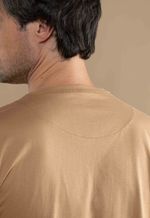 Camiseta Masculina Lisa 2025 Camel