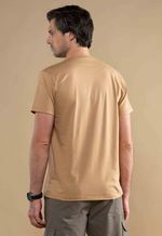 Camiseta Masculina Lisa 2025 Camel