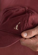 Boné 6 Gomos Dad Hat Sarja 24783 Vermelho Sangria